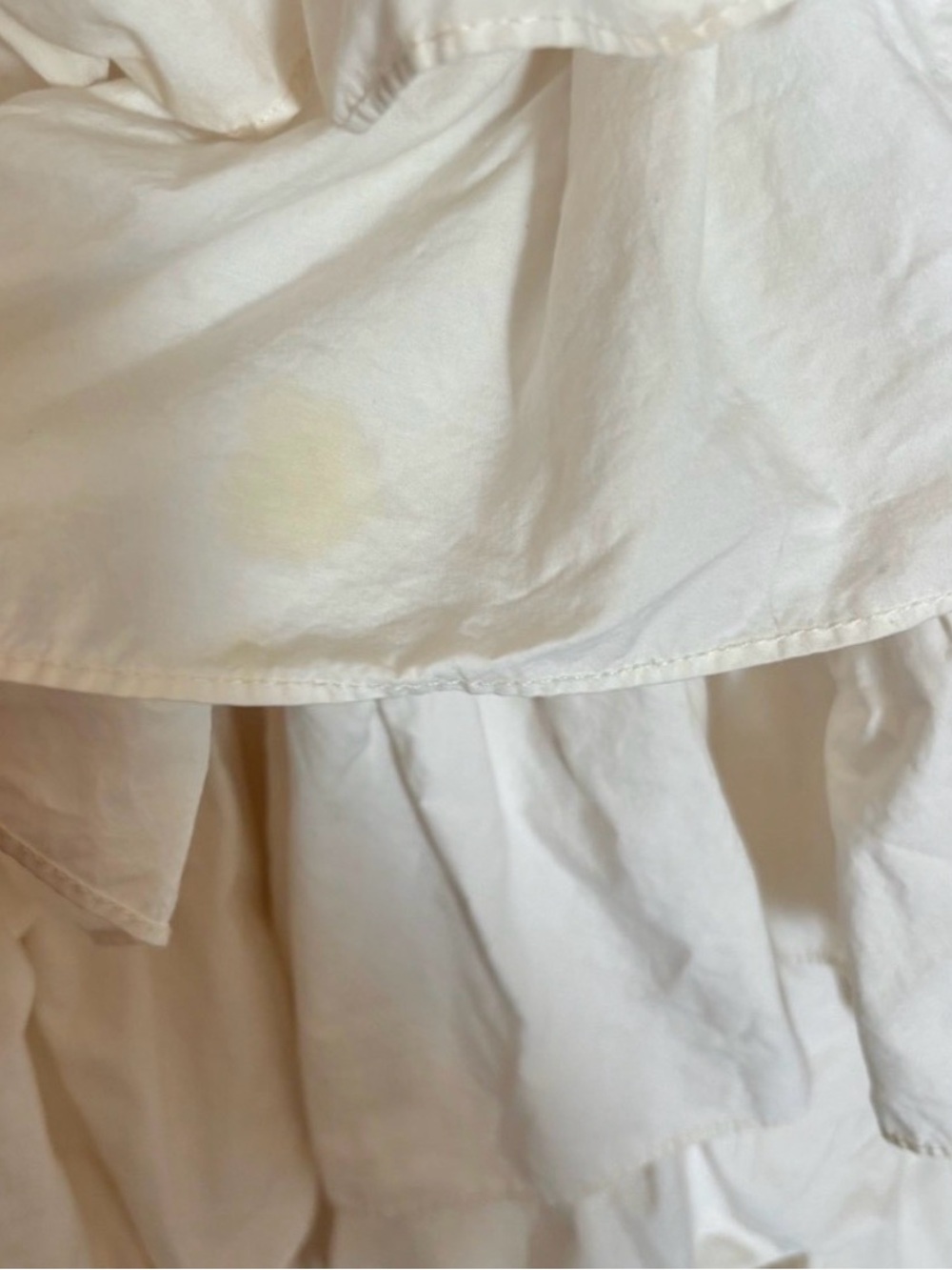 Ulla Johnson Cream Tiered Ruffle Midi Dress - Picture 6 of 7